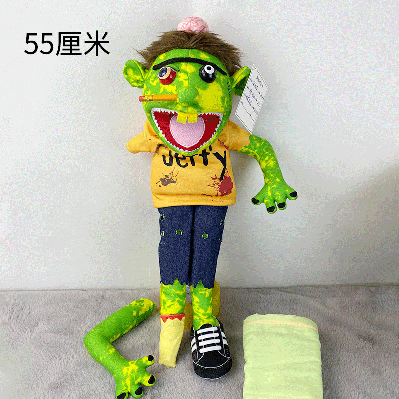 Hot Selling Creative Cartoon & Anime Peripherals Stock Jeff Hand Dolls Plush Toys Kids Gifts  Funny Kids Educational Plush Doll