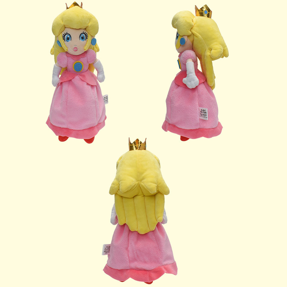 Hot Selling Super Mario Princess Plush Toy Pink Becki Yellow Daisyi Blue Princess Rogetta Stuffed Plush Game Toys