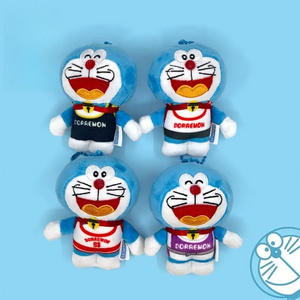 Top Selling Cartoon & Anime Peripherals Doraemon Doll Blue Fat Robotic Cat Stuffed Plush Toy Dangle Kids Bag Pendent