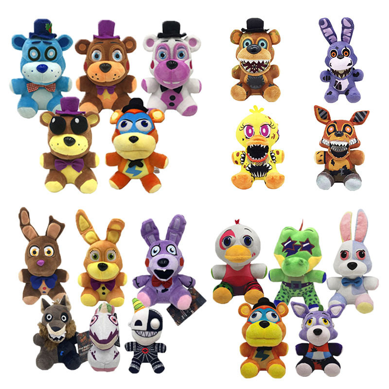 18-25cm Five Nights At Freddy FNAF Dolls & Stuffed Toys FANF Sundrop Plush Toy Sofa Cushion Pillow Claw machine Toys