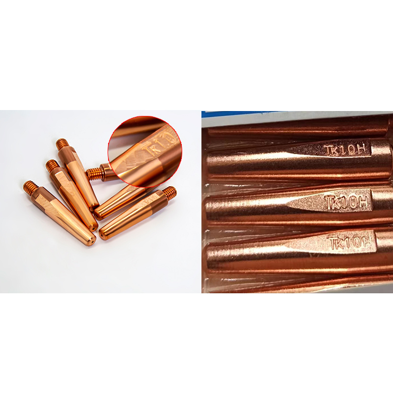 Tokinarc Welding Accessories Contact Tips For CO2 MIG MAG Welding torch Chromium Zirconium Copper 10PCS Contact tips