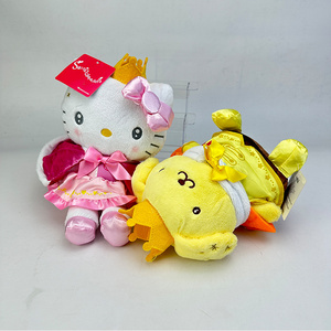 High Quality Cloak Senrio Princess HK KT Hallokitty Pluches Melodi Kulomi Pompom Prince Plush Valentines Girl's Kids Toys