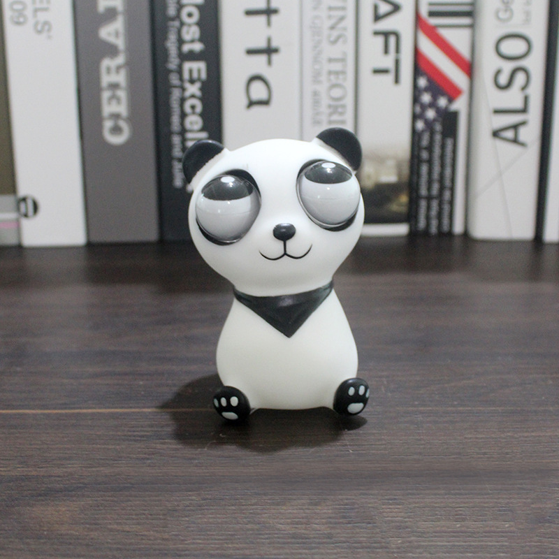 2023 Hot Selling  Animal Decompression Toys Glaring Panda Tricky Squeeze Stress Toy