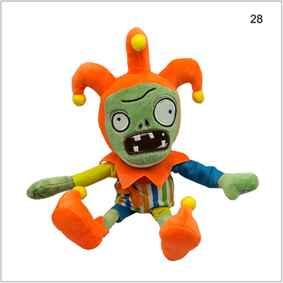 Creative  Plants vs Zombies Stuffed Plushie Funny Game Toys Stuffed Animal Toys Halloween Plush Sofa Decoration Reading Pillow