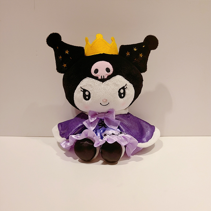 High Quality Cloak Senrio Princess HK KT Hallokitty Pluches Melodi Kulomi Pompom Prince Plush Valentines Girl's Kids Toys