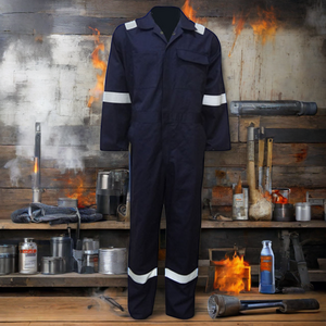 Wholesale Workwear Factory Supply Fire Resistant Flame Retardant Outdoor Mens Reflective Safety Work Clothing