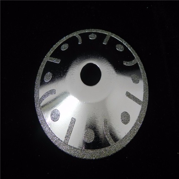 high quality 80 mm  high grinding efficiency diamond cup concave abrasive disc diamond stone saw blade