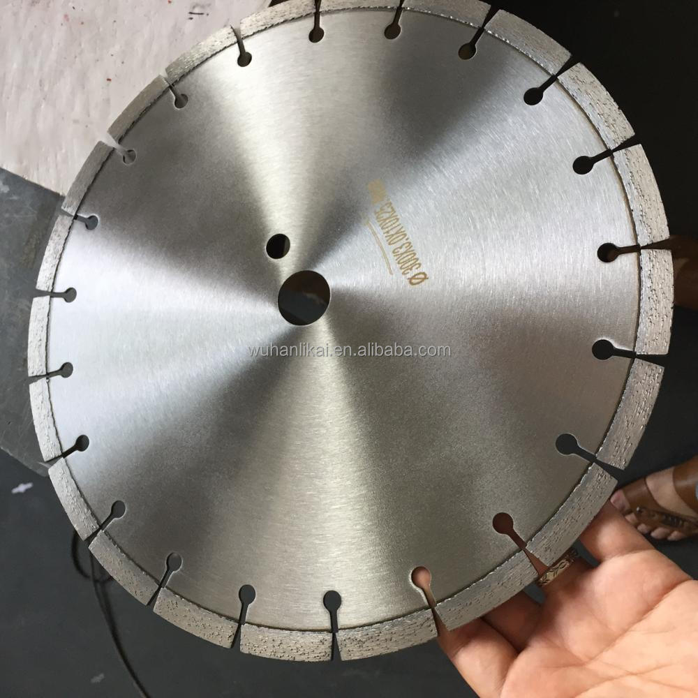 sintered large cutting disc 350mm saw blade  silent granite blade diamond asphalt cutting wheel