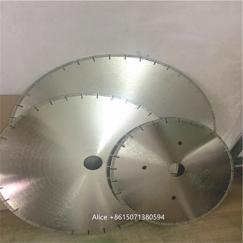 16 inch  diamond glass cutting disk  electroplated   cutting disk diamond disc for cutting glass