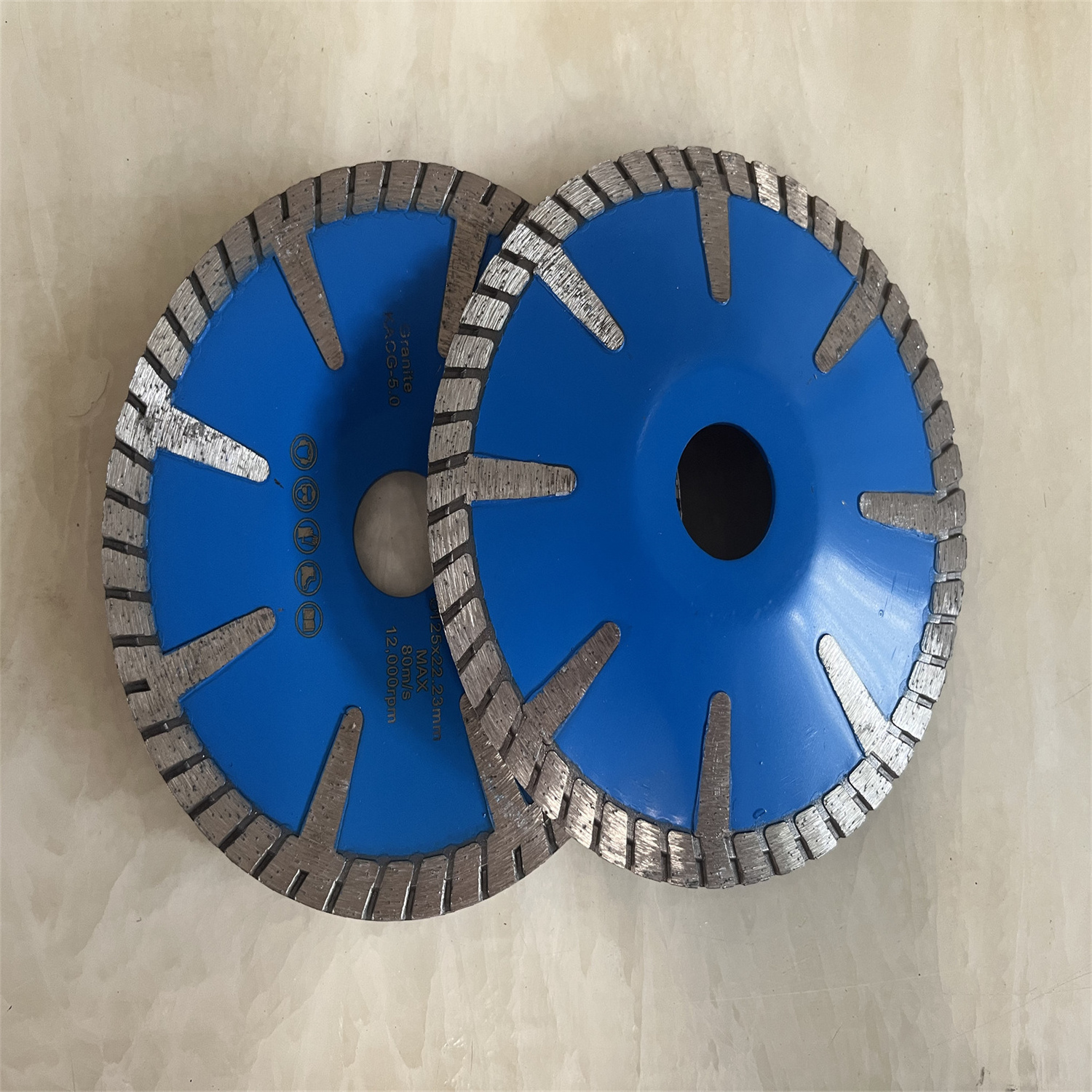 5inch high grinding efficiency diamond cup concave abrasive disc diamond cutter blade