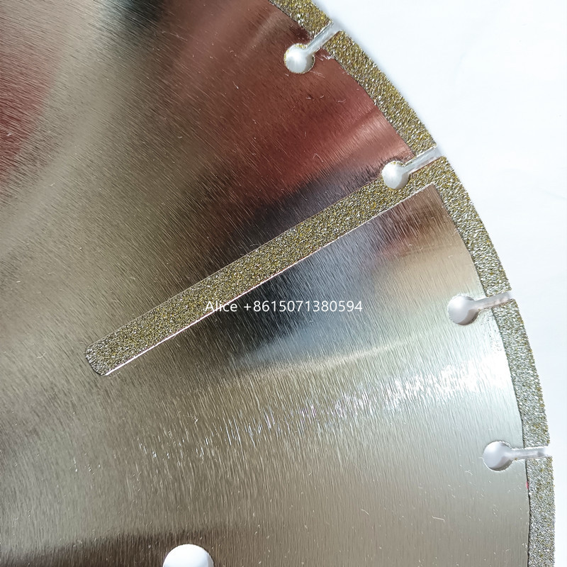 16 inch  diamond glass cutting disk  electroplated   cutting disk diamond disc for cutting glass