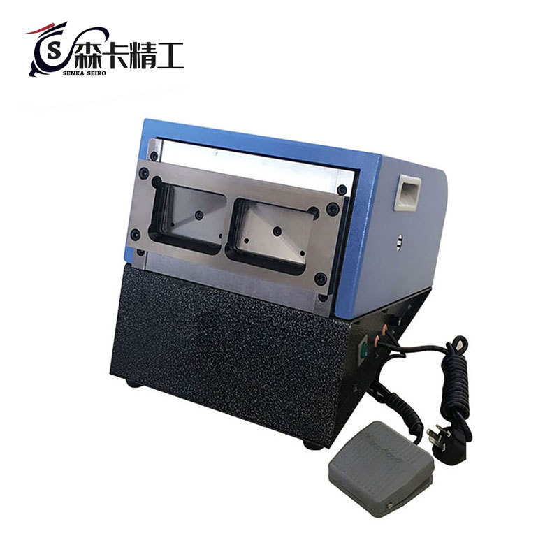 Desktop Electric Two Dies Standard ID Card Cutter Press Machine