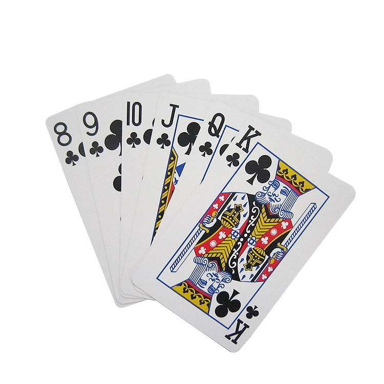 Latest design 13.56MHz RFID Smart Poker Card Logo Printed NFC RFID Poker Playing Cards for Europe market