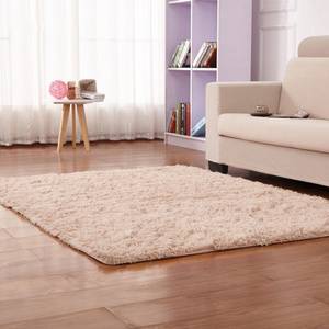 High quality polyester shaggy carpet luxury living room area rugs fluffy carpet machine making shaggy rug