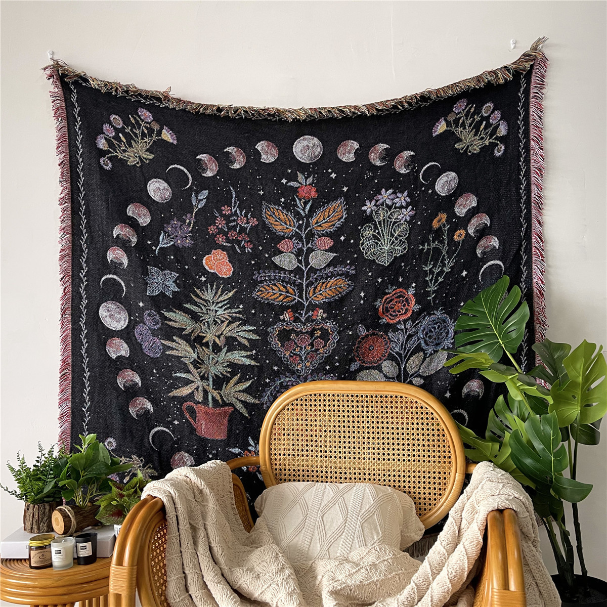 blanket sweater tapestry sweater withwoven jacquard wall tapestry mandala trippy wall hanging custom bohemian tapestries