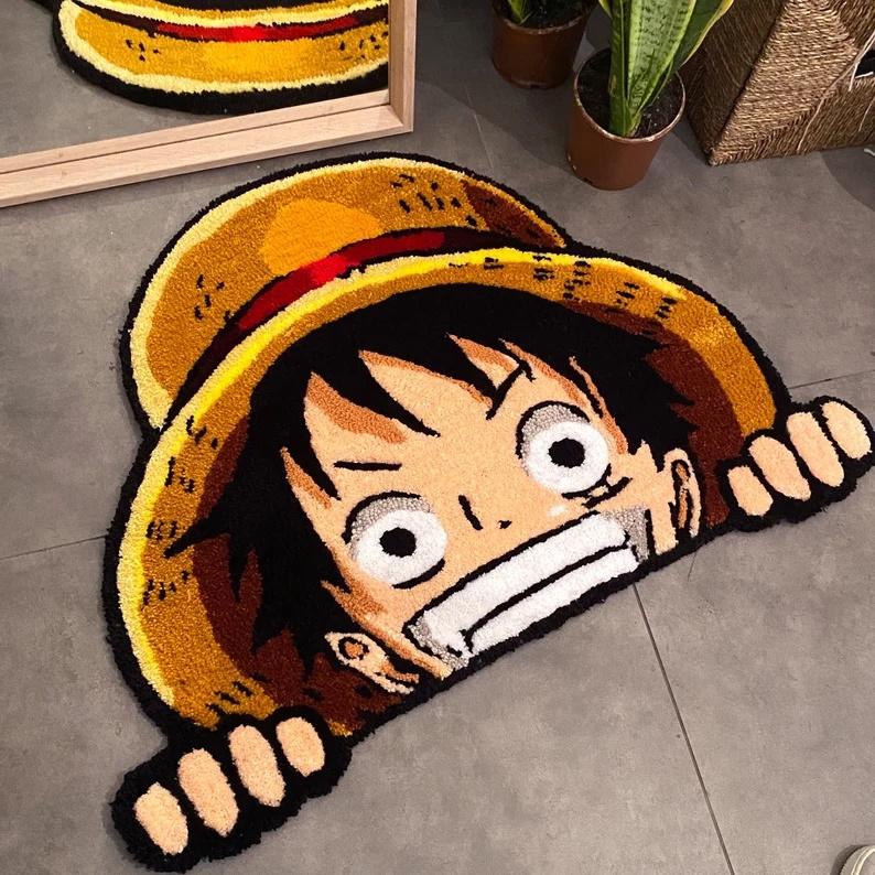 custom carpet with logo home decora hand tufting rug Cute cartoon tufted rug anime rugs carpet