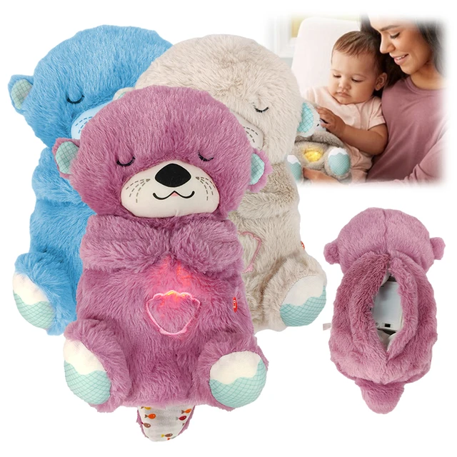 Wholesale Factory 30cm Comfort Breathe Bear Stuffed Animal Toys Custom Plush Toy Music Doll for Kids Toys