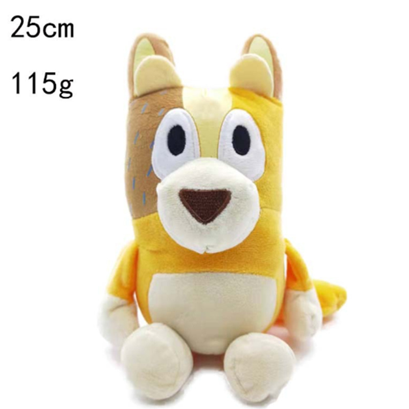 Wholesale New Arrival 25cm Cute Bingo Family Plush Toys Stuffed Cartoon Dolls PP Cotton Filled Kids Gifts for Children