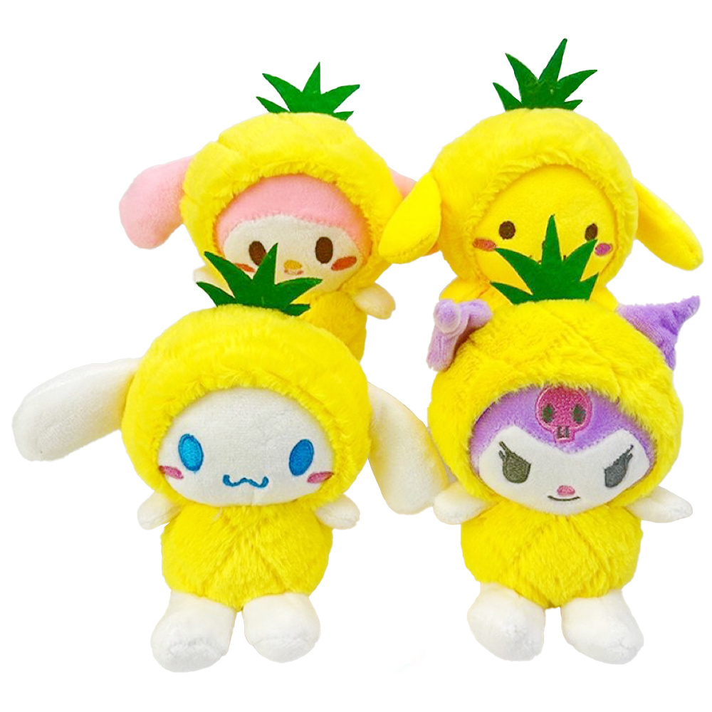 Wholesale  Popular 20cm Plush claw Dolls Crab Machine toy doll Stuffed Cat Melody Cinnamoroll Kuromi Plush Toy