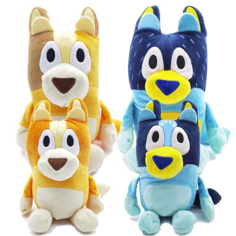 Wholesale New Arrival 25cm Cute Bingo Family Plush Toys Stuffed Cartoon Dolls PP Cotton Filled Kids Gifts for Children