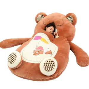 Lazy Bed Cute Adults Big Bear Frog Cat Sleeping Bag Mat Sofa Bed Animal Giant Teddy Bear Bed Bear Giant Stuffed Animal Toys