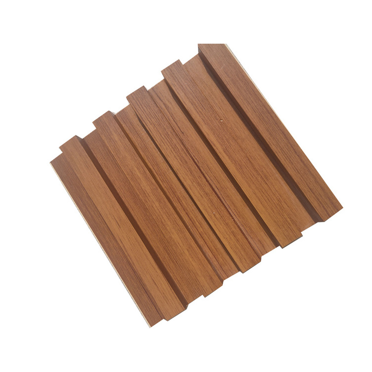 Cheap Water Proof Wood And Plastic Composite WPC Fluted Wall Panel