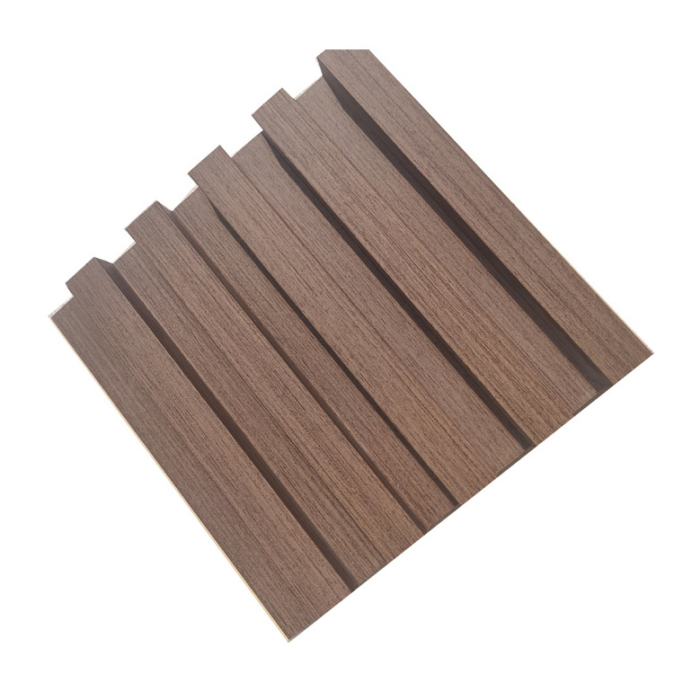 Cheap Water Proof Wood And Plastic Composite WPC Fluted Wall Panel