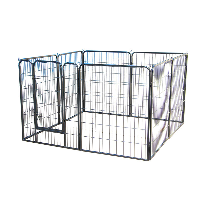 Home Pet Fence Thick Wire Punch-Free Indoor Pet Splice Isolation Dog Cage with Excellent Pen & Gates