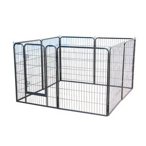 Home Pet Fence Thick Wire Punch-Free Indoor Pet Splice Isolation Dog Cage with Excellent Pen & Gates