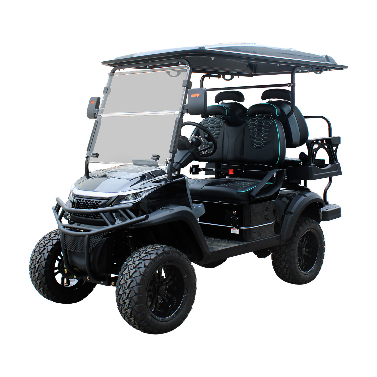 Cheap Chinese Electric Golf Carts For Sale 4 Seater Lithium 72V Battery Wholesale Price Explore Club Golf Cars Buggies