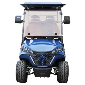 72V Lithium Battery 4KW/5KW/7KW AC Motor 4 Wheels Brake Front Disc Brake Electric 6 Passengers Lifted Golf Cart for Sale