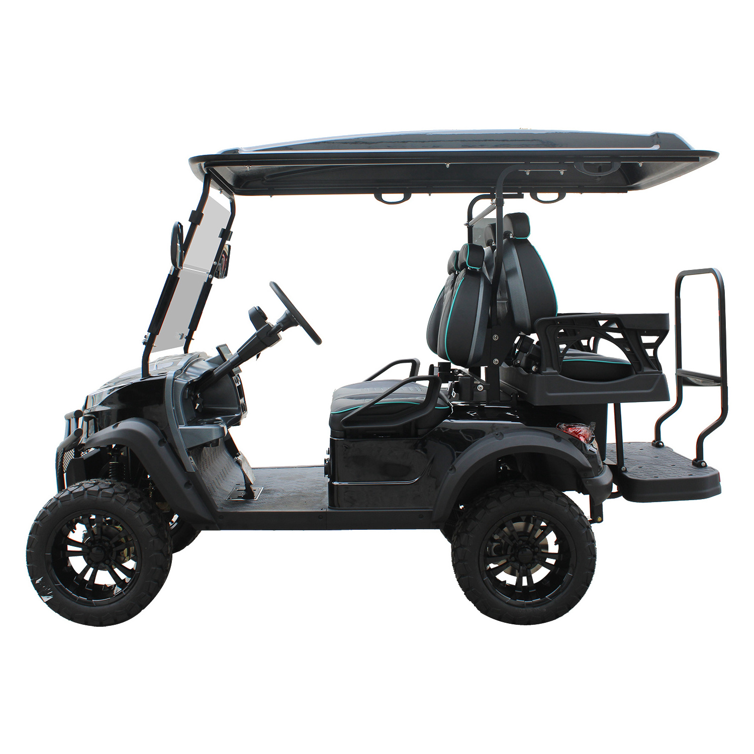 Cheap Chinese Electric Golf Carts For Sale 4 Seater Lithium 72V Battery Wholesale Price Explore Club Golf Cars Buggies