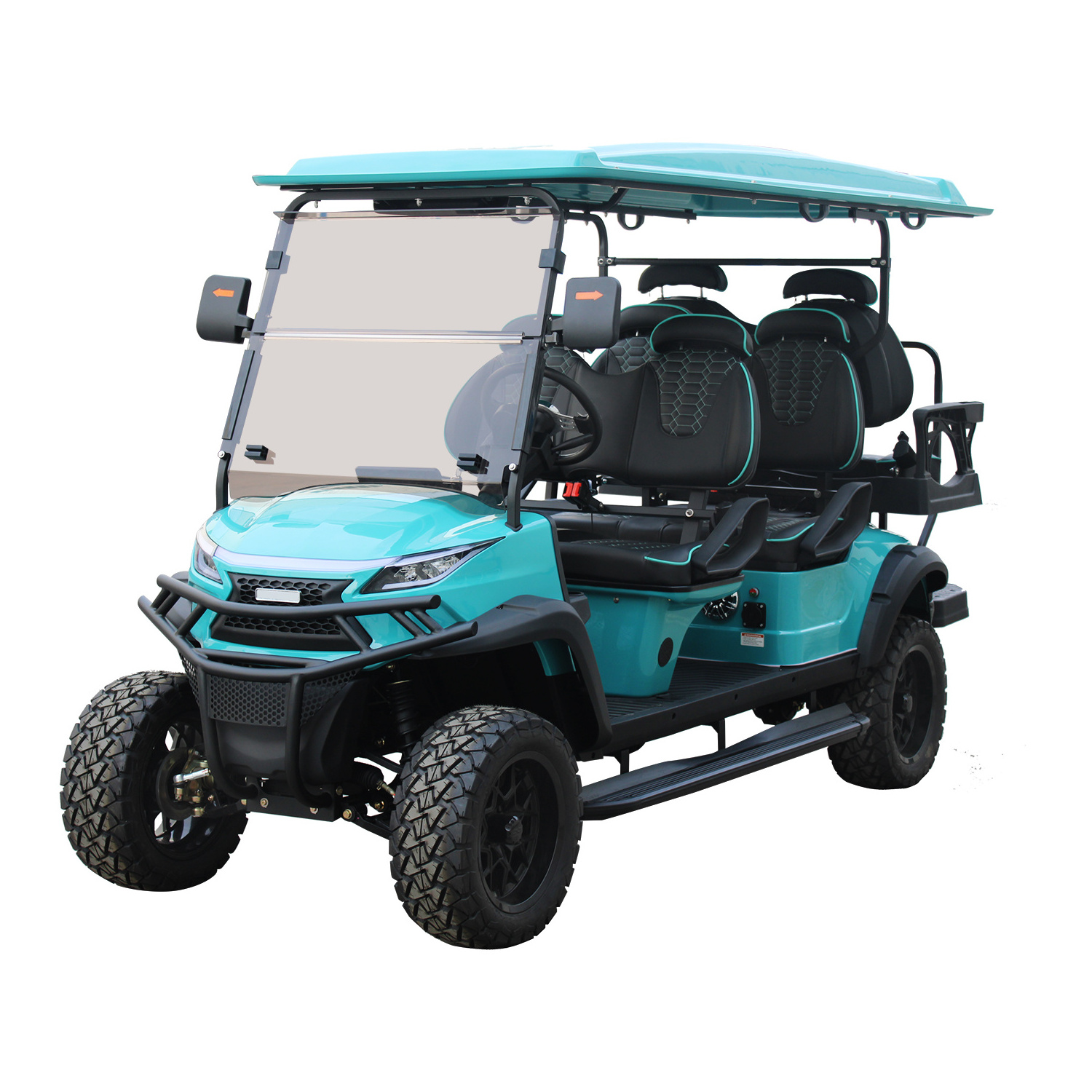 Custom New Energy Club Car Hunting Buggy 6 Seater Electric Street Legal Golf Cart Lifted Golf Cart With Lithium Battery