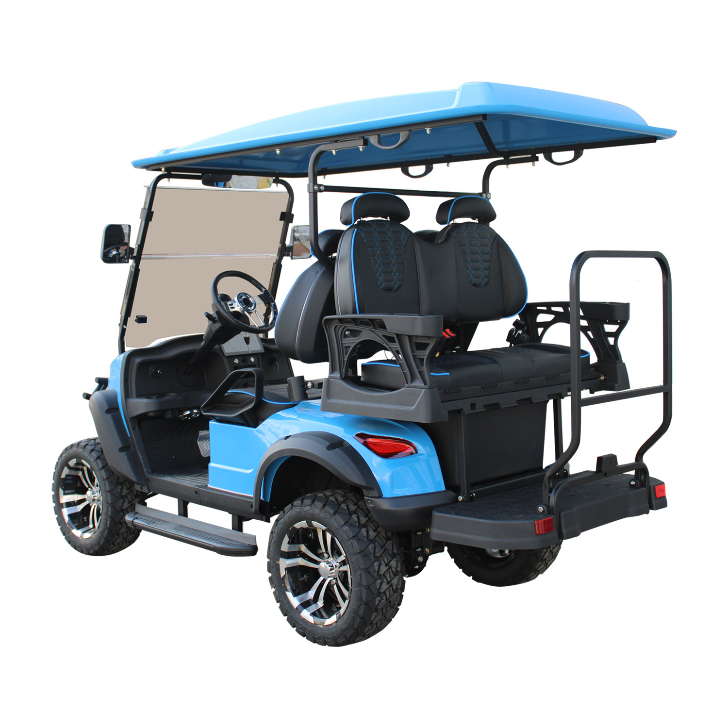 OEM Service Accepted 2+2 Seats Electric Club Car Classic Car And Golf Cart With Battery