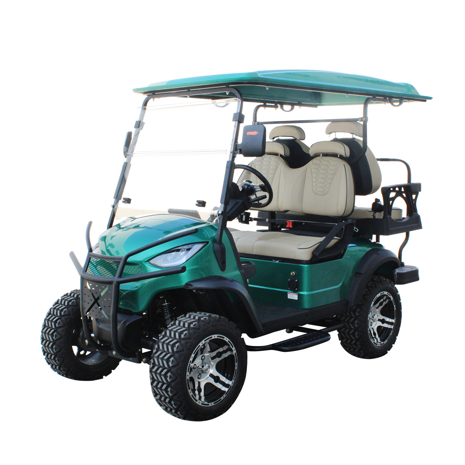 4 Seater Reception Shuttle Electric Sightseeing Bus Low-Speed Golf Cart with Custom Colors