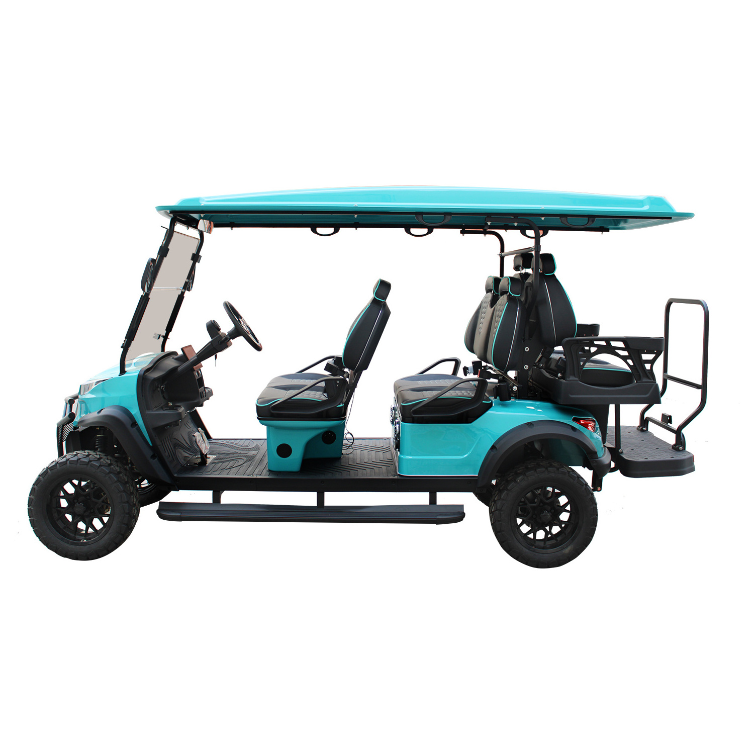 Custom New Energy Club Car Hunting Buggy 6 Seater Electric Street Legal Golf Cart Lifted Golf Cart With Lithium Battery