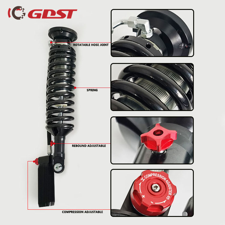 GDST racing chassis shock absorber adjustable air suspension for Toyota Tundra