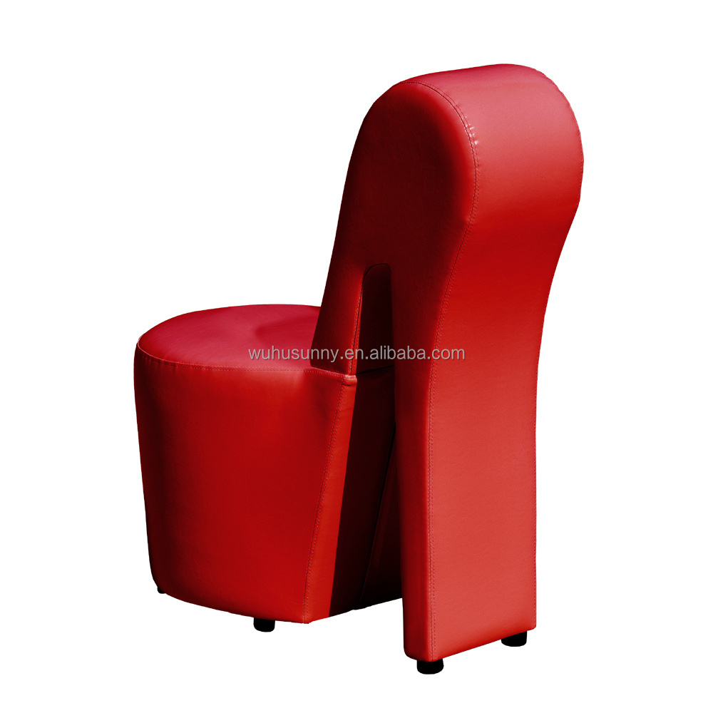 Newest style beautiful shape leather PU high heel chair