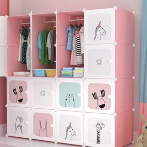 Eco-Friendly Sturdy Children Plastic Wardrobes For Clothes  Baby Wardrobe Cabinet