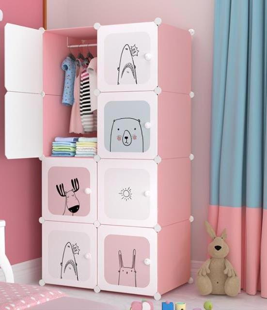 Eco-Friendly Sturdy Children Plastic Wardrobes For Clothes  Baby Wardrobe Cabinet