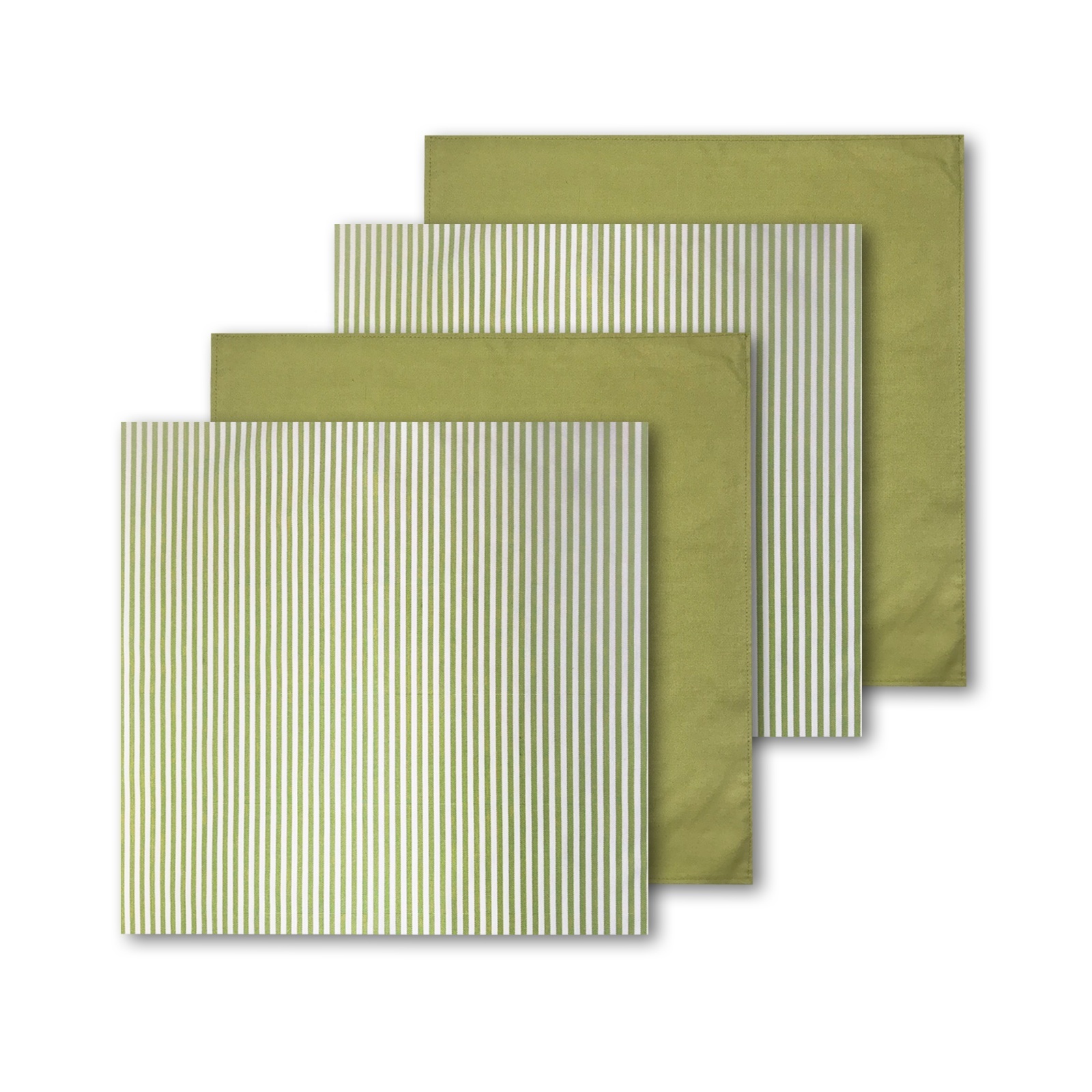 Fashion style 100% polyester all season table linen green plain napkin