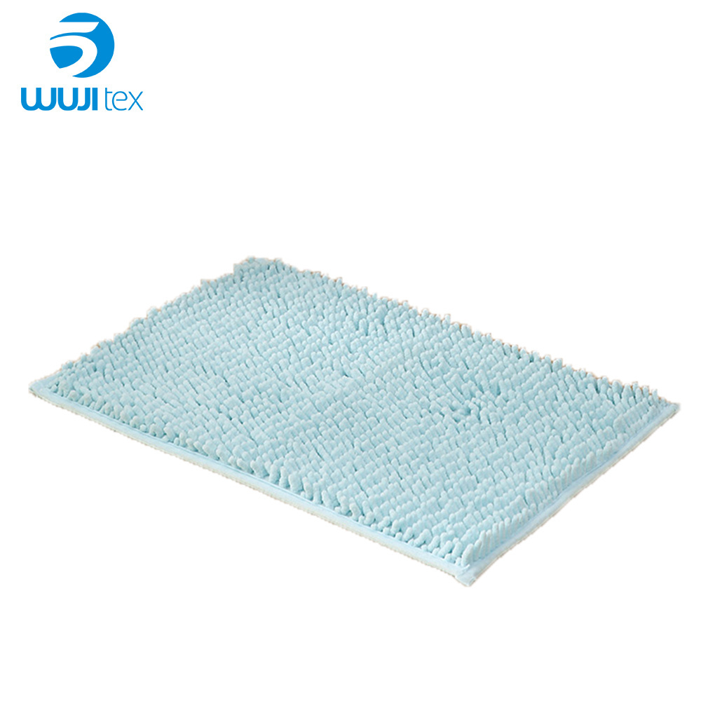 Microfiber Bath Rugs Bathroom Shower Rug Washable AntiSlip Soft Microfiber Chenille Floor Bath Mat