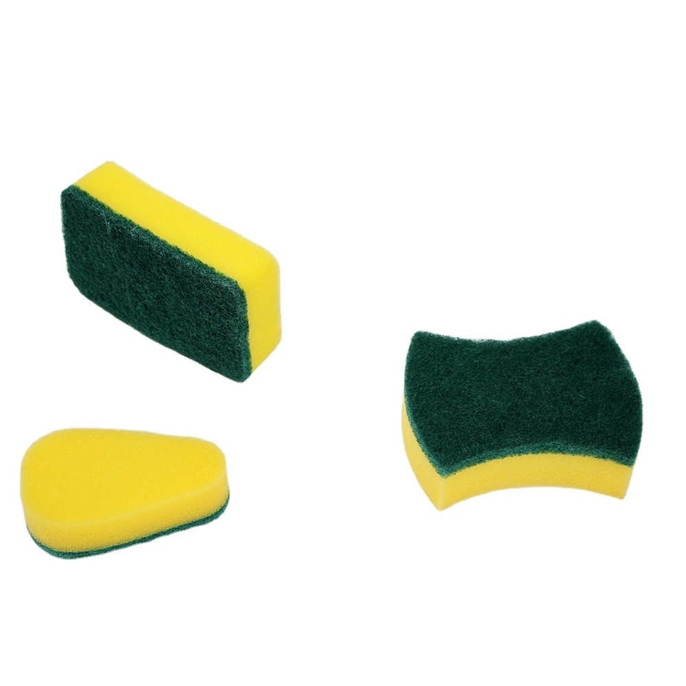 Multipurpose Hot Sale Custom Durable Thick Kitchen Biodegradable Cleaning Sponge for Washing Dishes Everyday Support Customized