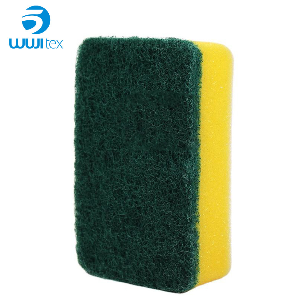 Multipurpose Hot Sale Custom Durable Thick Kitchen Biodegradable Cleaning Sponge for Washing Dishes Everyday Support Customized