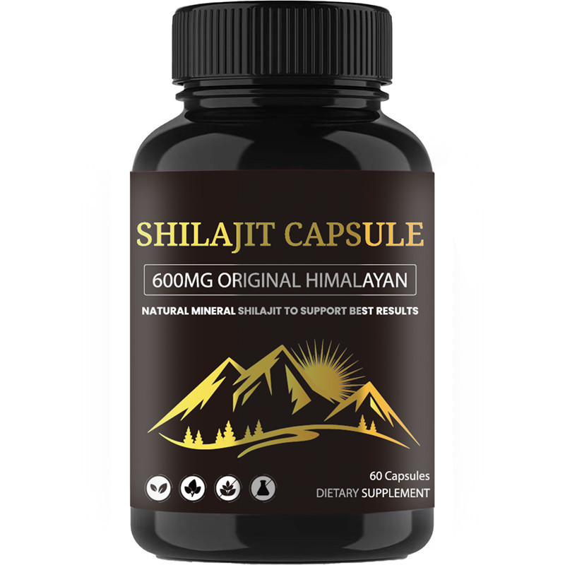 Factory Oem Shilajit Capsule Himalayan Shilajit Resin 85 Minerals Brain Support Enhance Male Strength Shilajit Extract Capsules