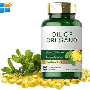 OEM/ODM/OBM Nutrition Oregano Oil Max Potency Softgel Capsules Contains Carvacrol Extract Antioxidants Promote Digestive Health