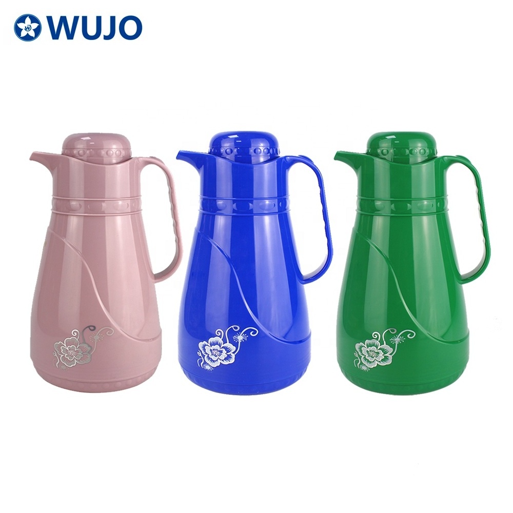 Free Sample Plastic 1L 1.9L Cheap Price Customized Insulated Vacuum Flask Arabic Moroccan Tea Pot for Country Home Kitchen