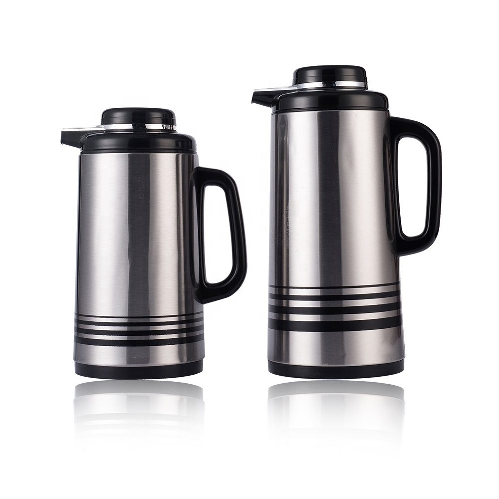 2020 Stainless Steel Body Thermos Glass Refill Vacuum Flask Jug Thermal Carafe