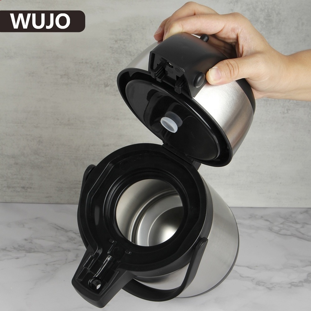 WUJO 2.5L 3L 3.5L 4L 5L High Quality Press Pump Airpot Termos 304 Double Wall Stainless Steel Thermos Bottle