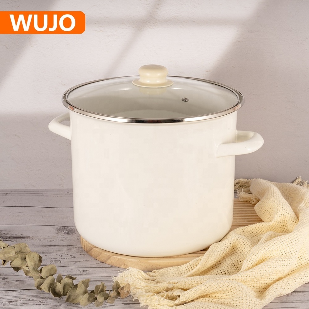 Manufacturer Enamelware Enamel Eco Friendly High Quality Cooking Pot Set Non-Stick Cookware